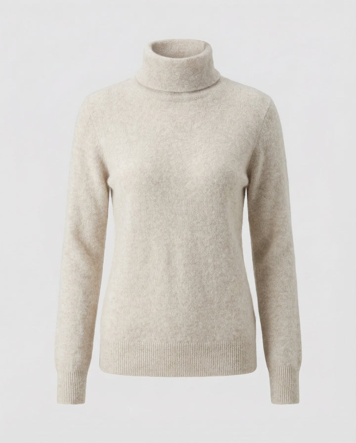 Soft Cashmere Roll Neck Women