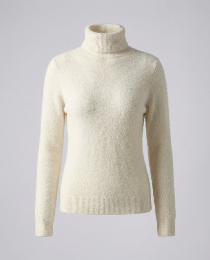 Soft Cashmere Roll Neck Women