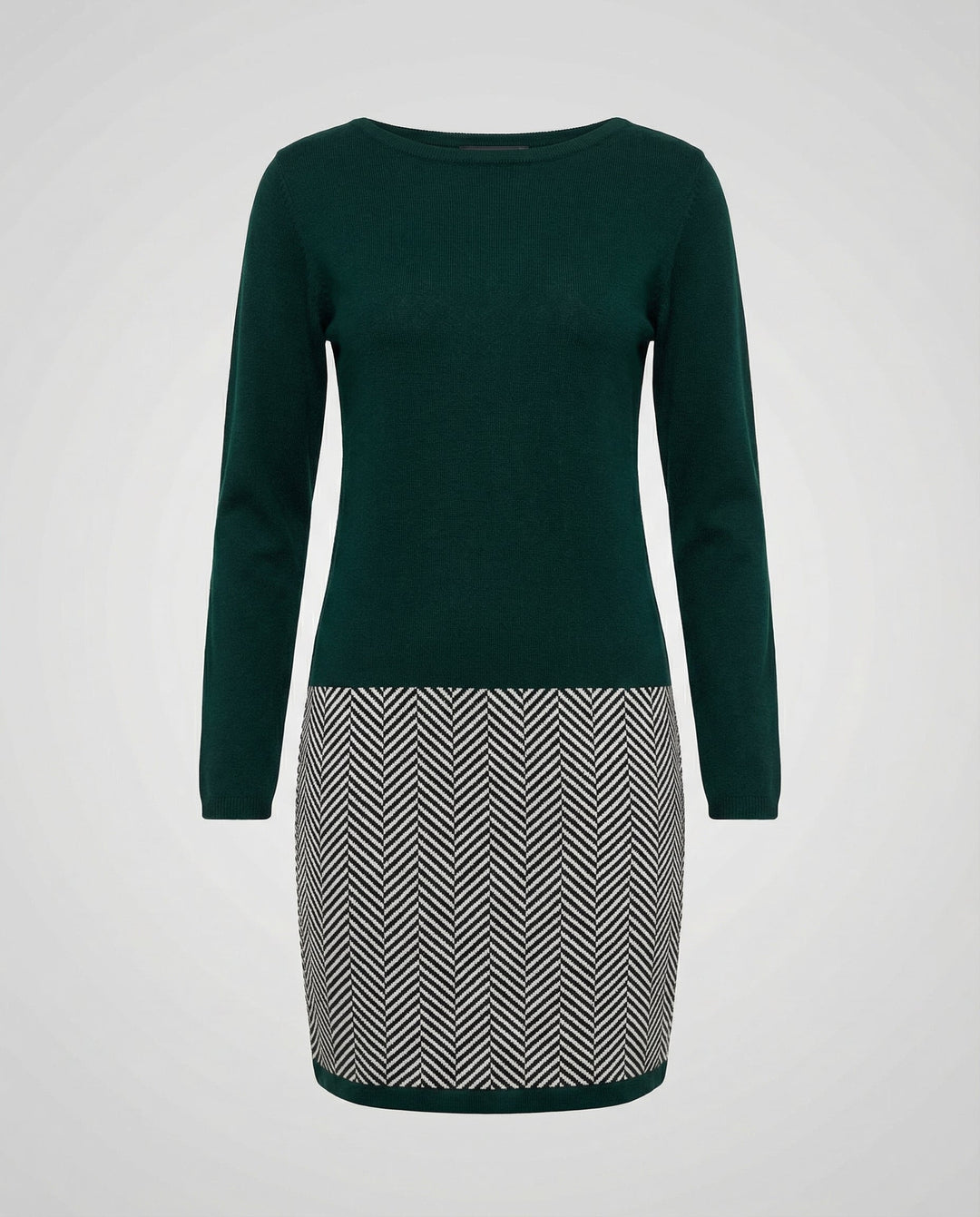 Chic houndstooth dress women
