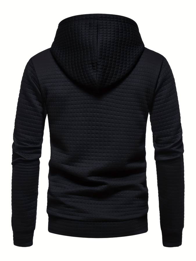 Mune | Casual Waffle Pattern Hoodie for Men