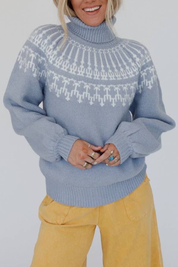 Mune | Christmas Thickened Turtleneck Long Sleeve Knitted Sweater