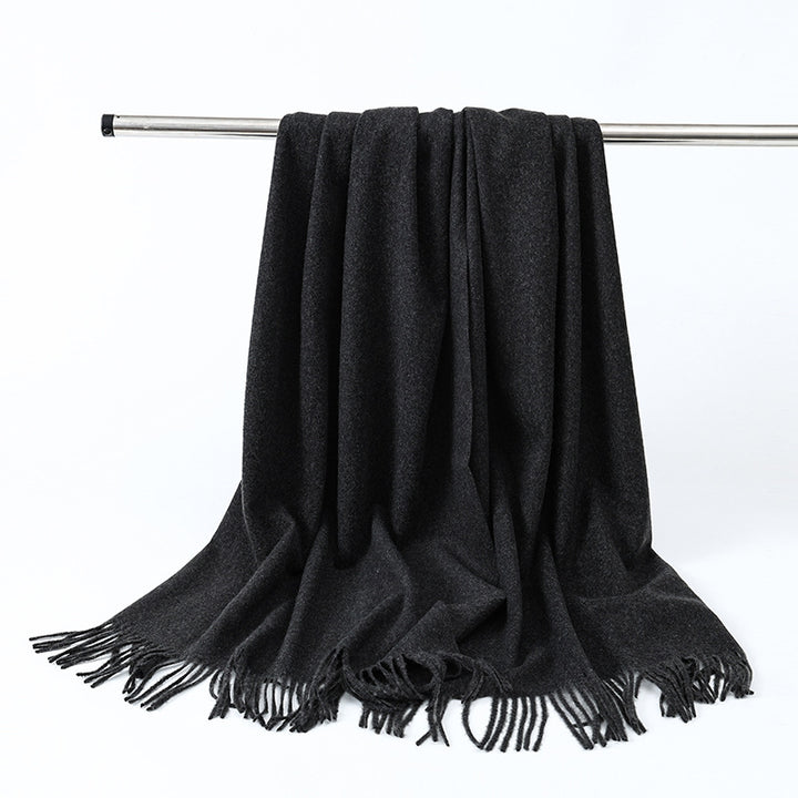Elegant wool cashmere scarf for men and women