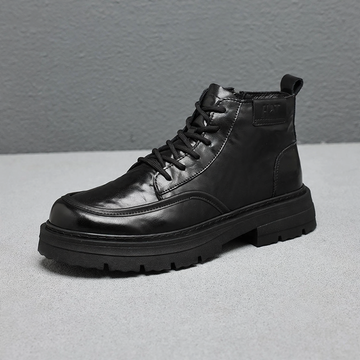 Men's Martin boots, lined, platform sole