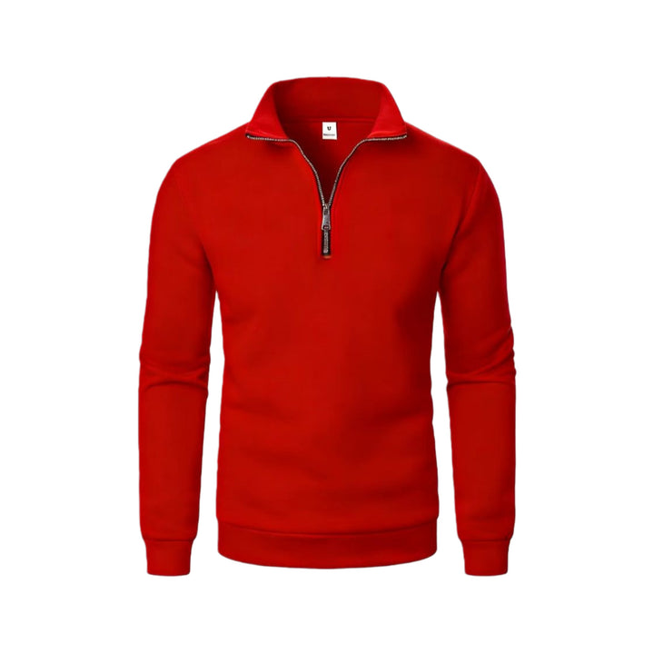 Locker fit men's sweatshirt with zipper