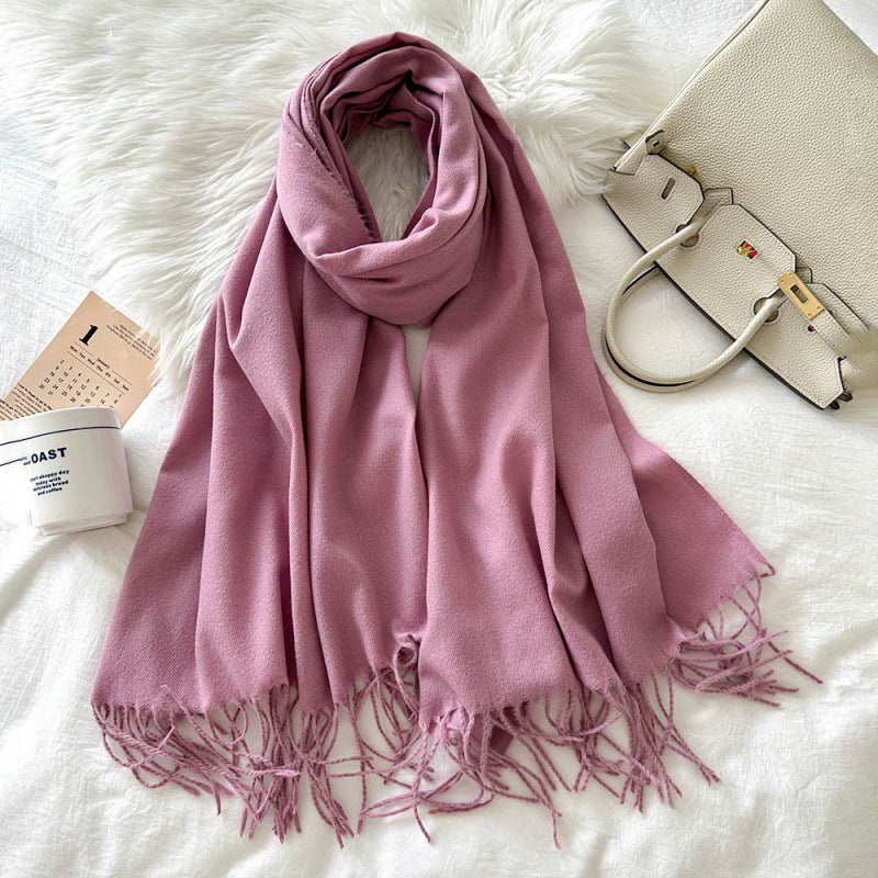 Ladies' Scarf, solid color, 70x200cm
