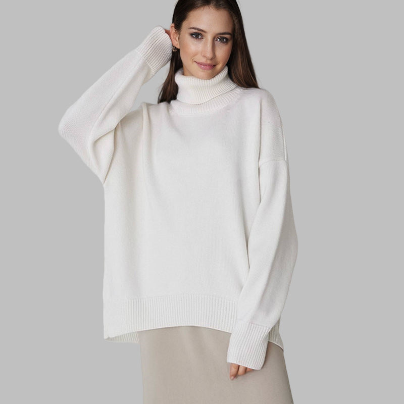Casual turtleneck sweater in classic design