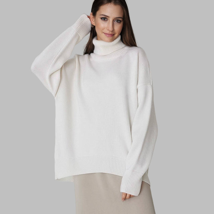 Casual turtleneck sweater in classic design