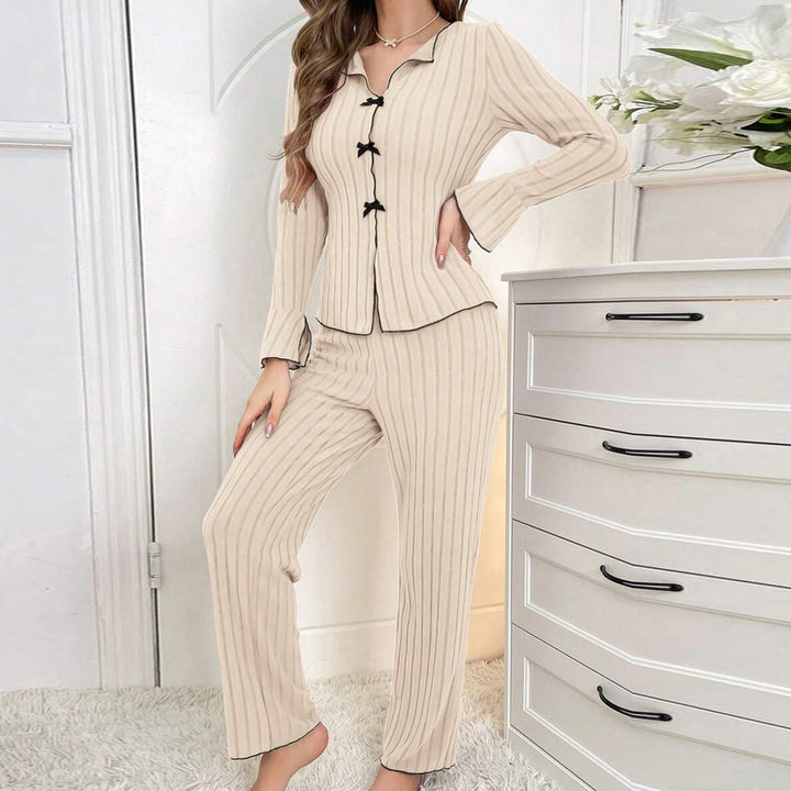 Women's loungewear set, two-piece, stylish and warm