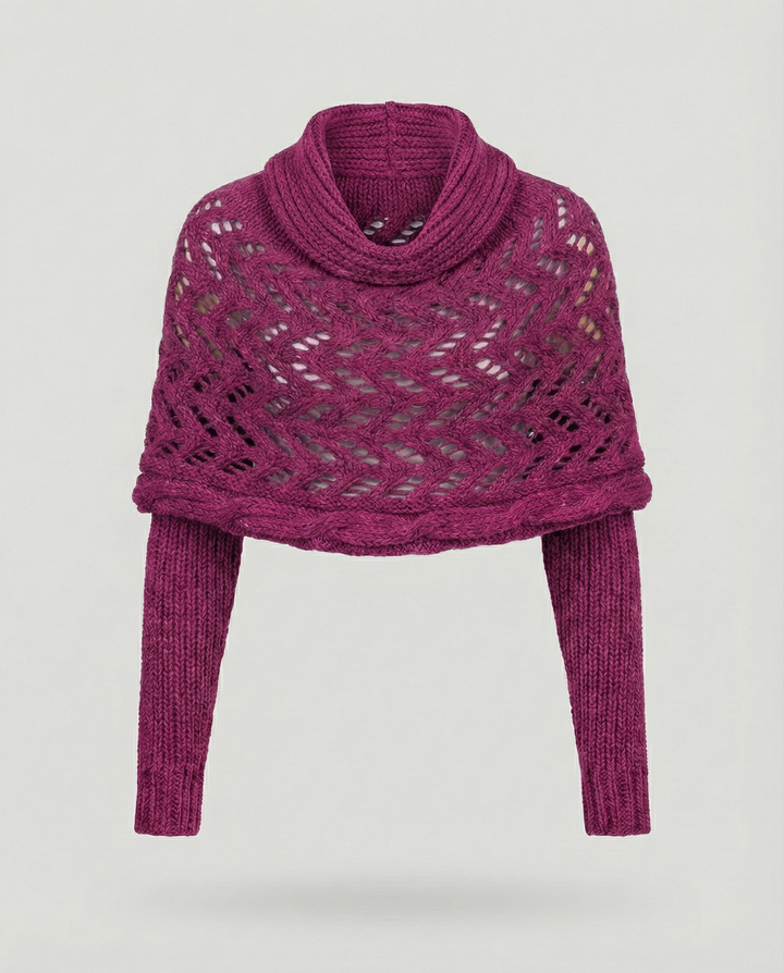 Comfortable knitted scarf women
