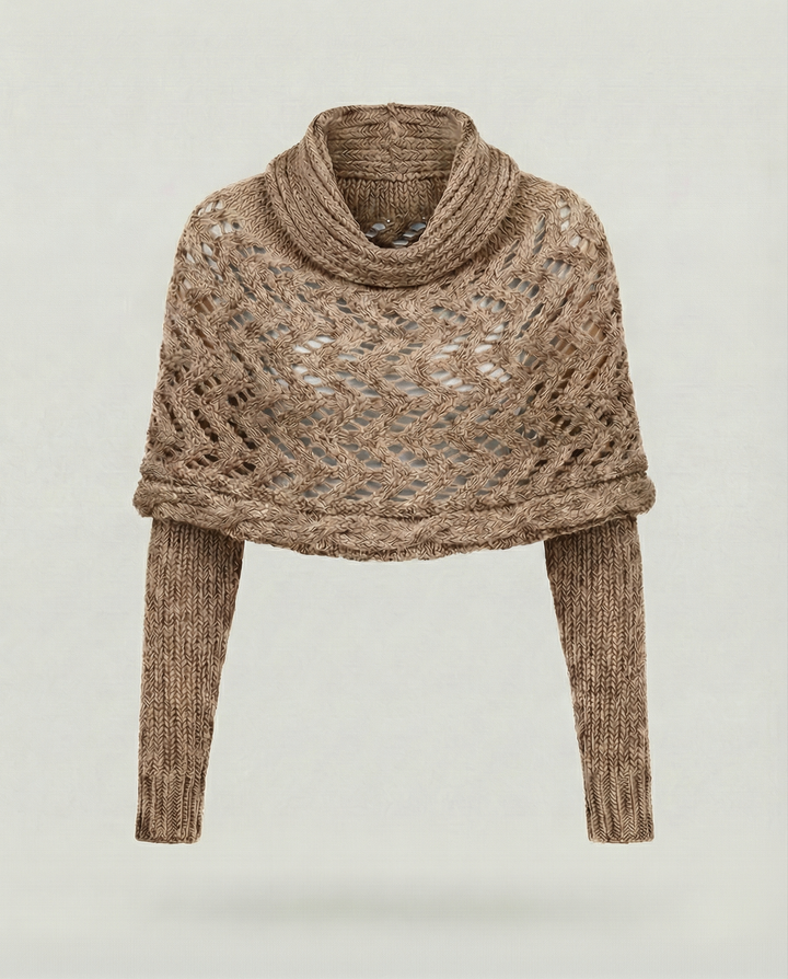 Comfortable knitted scarf women