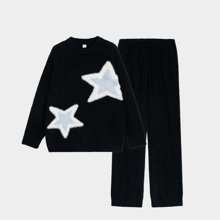 Pair-house suit, soft plush material, warming