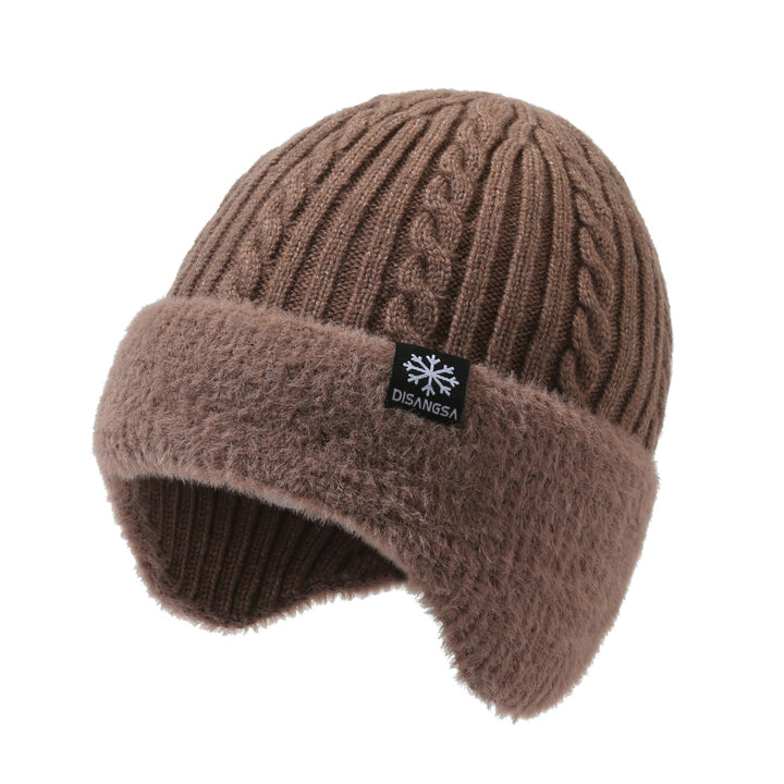 Winter Set: Knitted hat and scarf, lined