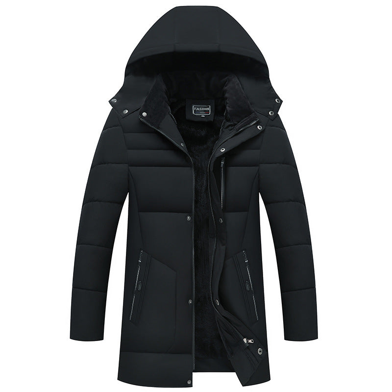 Padded men's winter jacket for everyday use