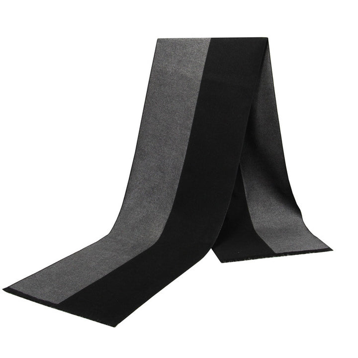 Classic winter scarf for men, 180 cm