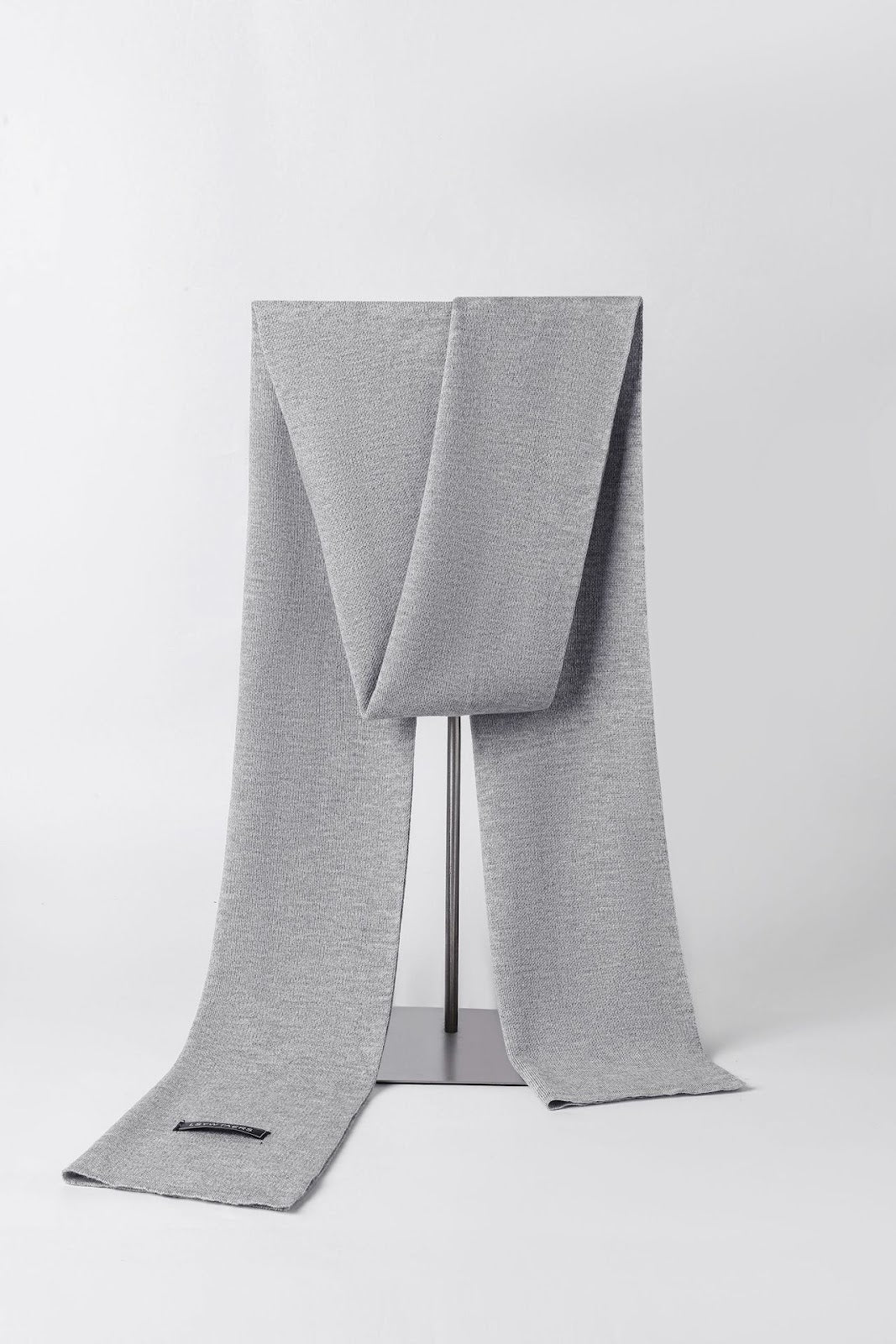 Men's Knit Scarf, 195x28cm