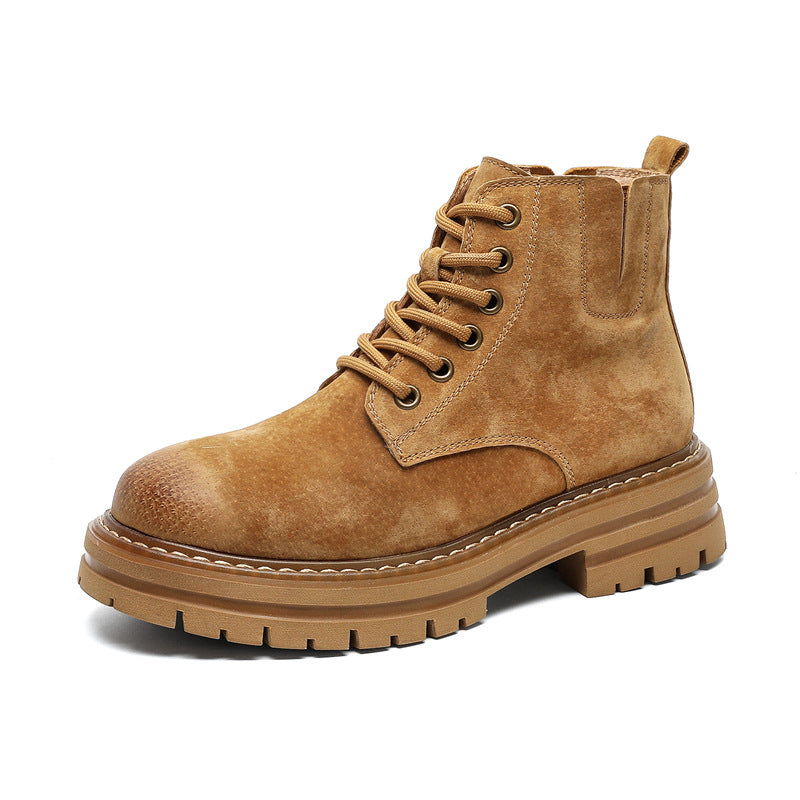 Men's Chelsea Boots, mid-high shaft, pigskin