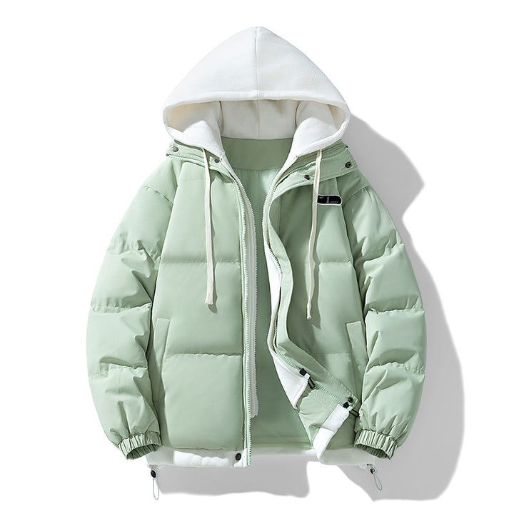 Padded unisex winter jacket with hood