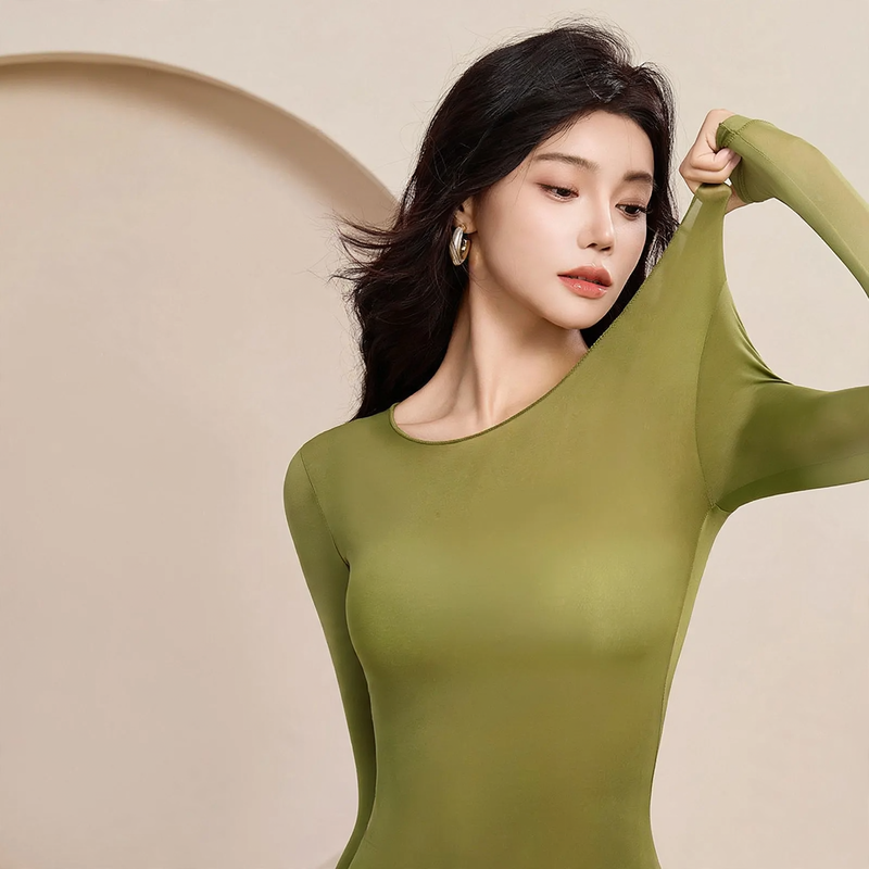 Thin thermal underwear set, close-fitting