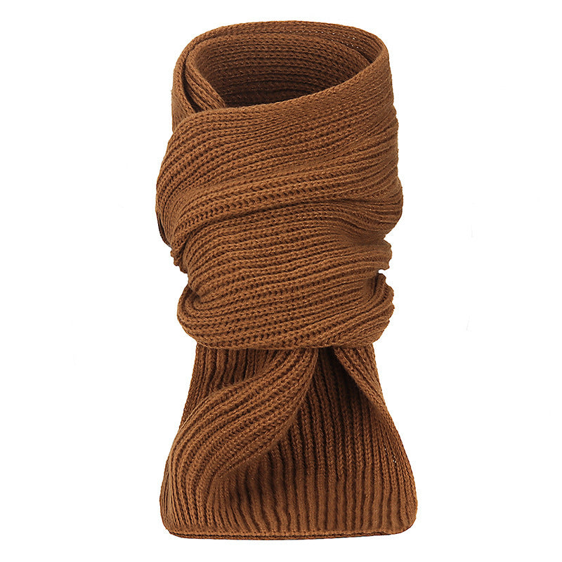 Winter Set: Knitted beanie and scarf, lined, warming