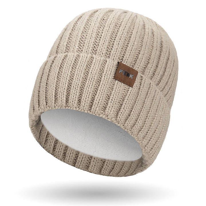 Winter Set: Knitted beanie and scarf, lined, warming