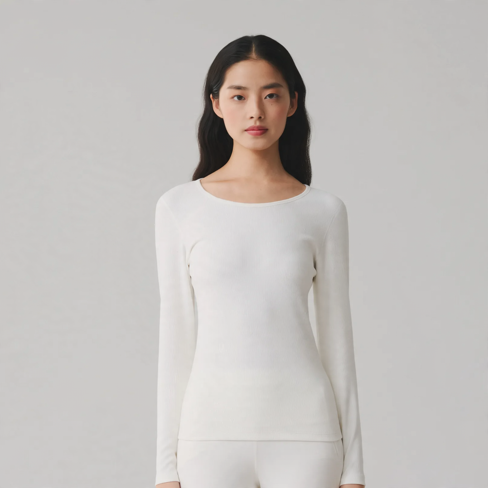 Women’s thermal underwear set, 280g cotton, brushed