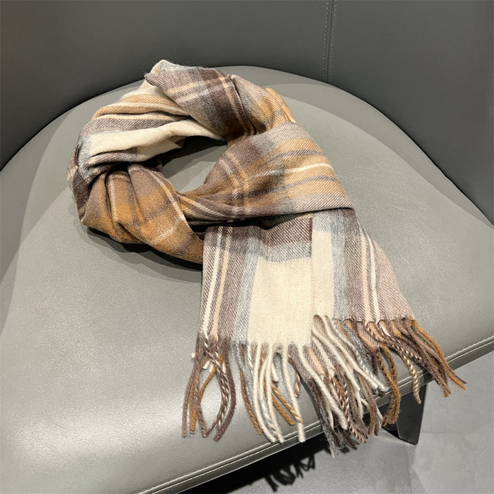 Classic wool scarf, 100% wool, 180 cm