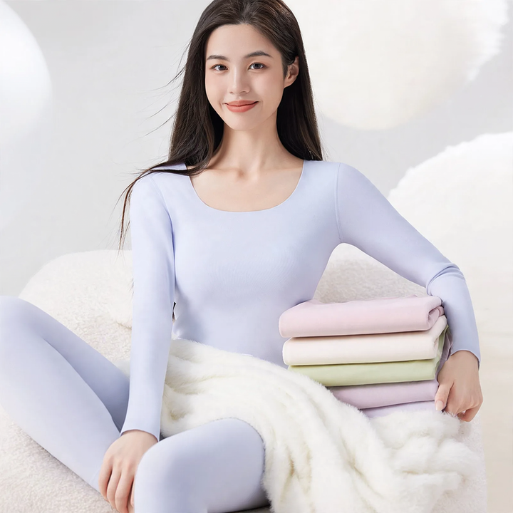 Women's Thermal Set, lined, U-neck