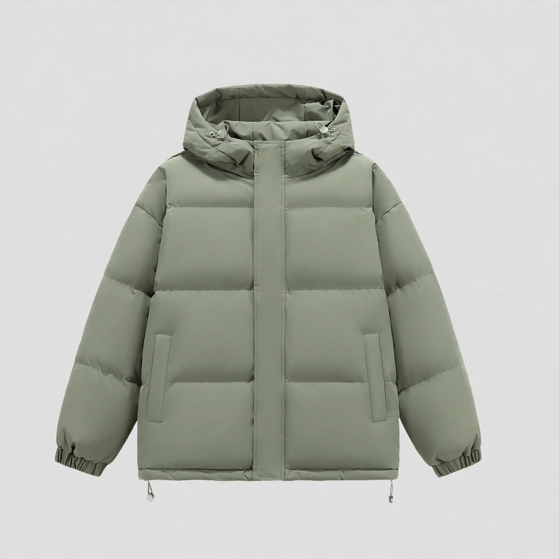 Warm, loose winter jacket for women and men