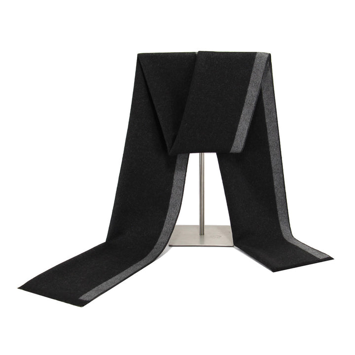 Classic men's scarf, 180x30cm, winter, warm
