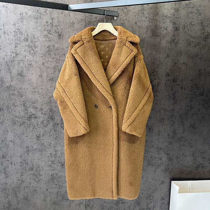 Teddy coat in oversized fit