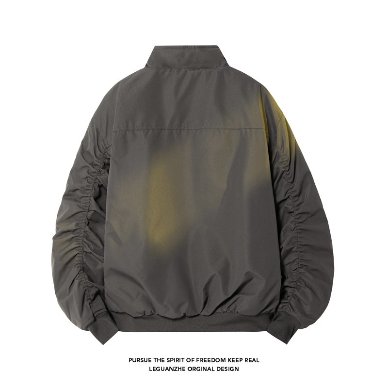 Men's pilot jacket, lined, in vintage style