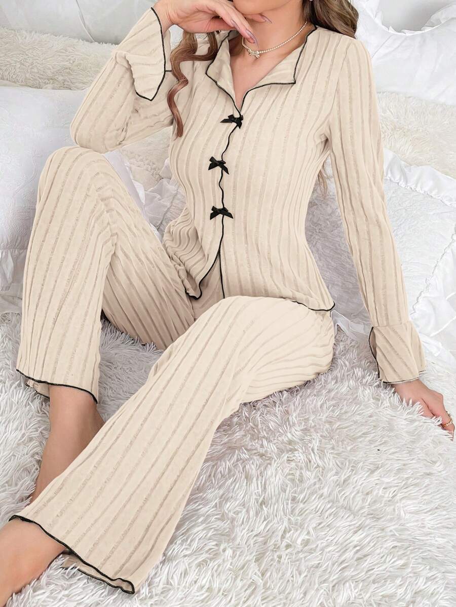 Women's loungewear set, two-piece, stylish and warm