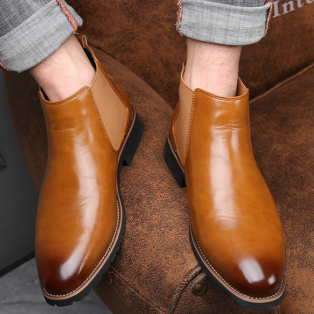 Men's Chelsea boots, casual, pointed