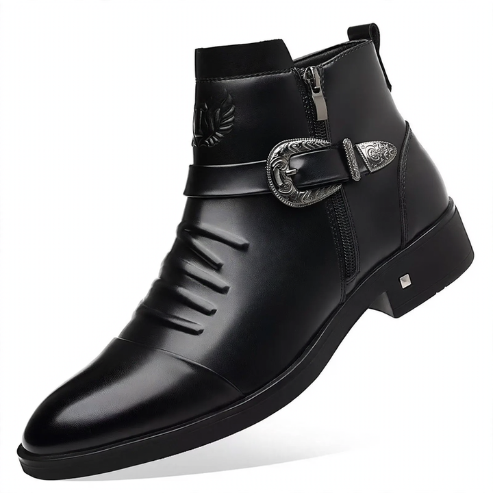 Men's business boots, water-repellent, warm
