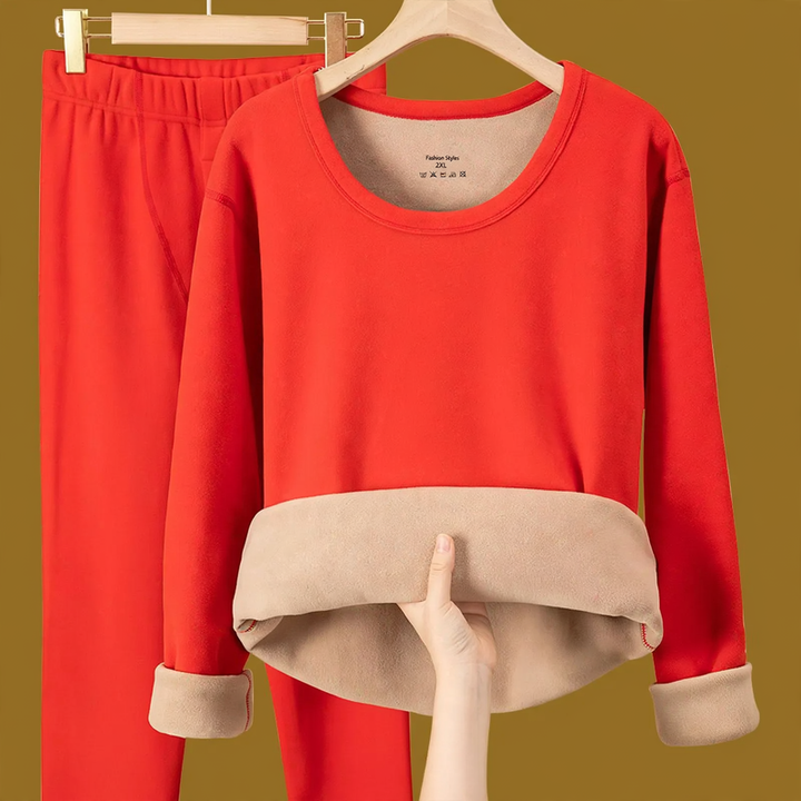 Padded thermal underwear set for women and men