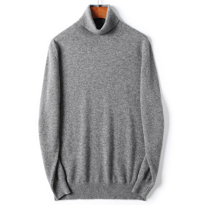 Men's turtleneck sweater made of merino wool