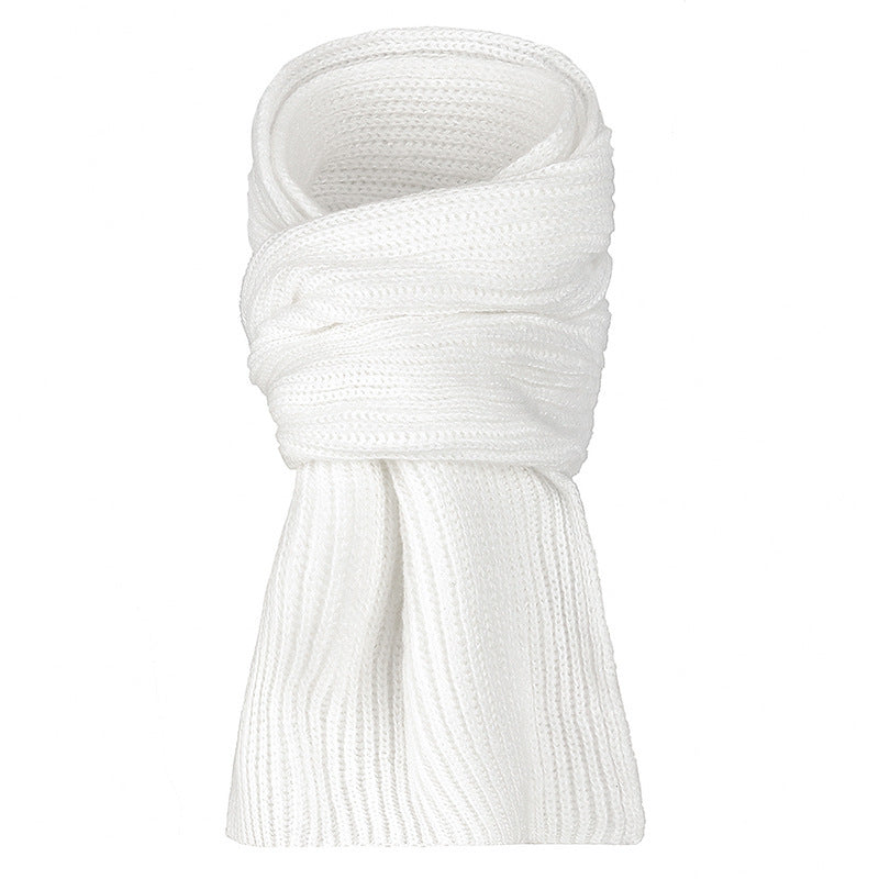 Unisex knit hats and scarf set, lined
