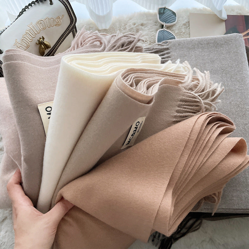Long scarf made of cashmere imitation, 65x200 cm