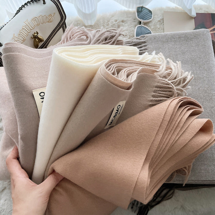 Long scarf made of cashmere imitation, 65x200 cm
