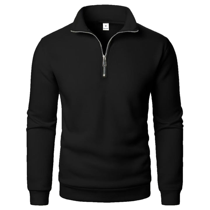 Locker fit men's sweatshirt with zipper