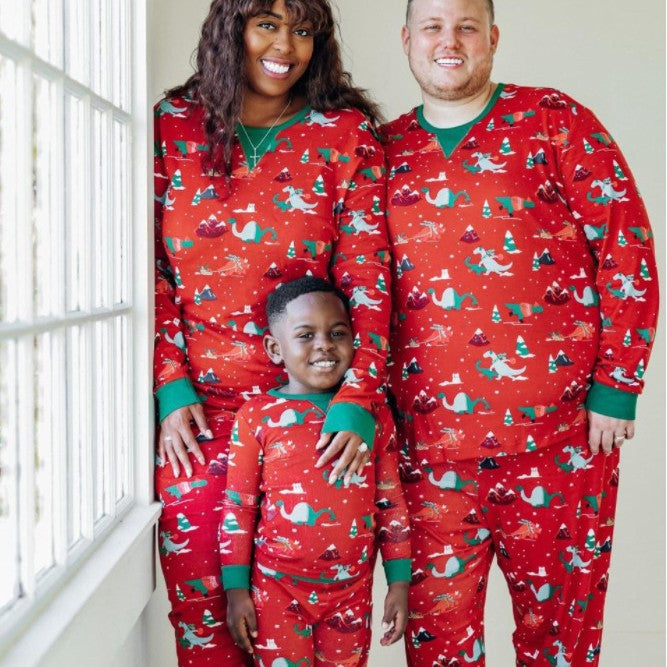 Family Pajama Set, Christmas Motif, Long Sleeve