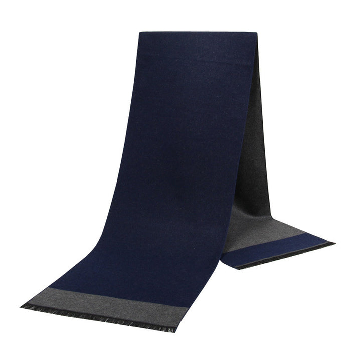 Classic winter scarf for men, 180 cm