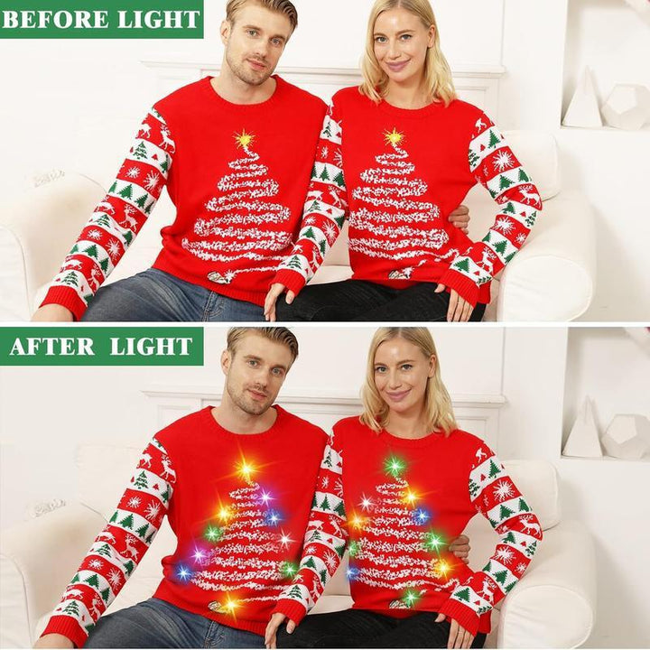 Shining Christmas sweater for couples H 56257