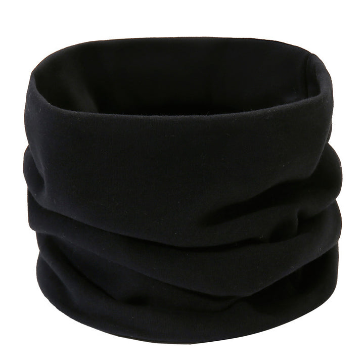 Cotton tube scarf, warming, for sports and everyday use