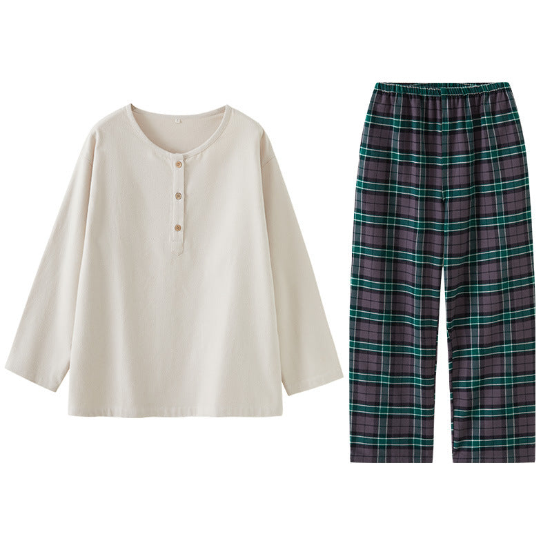 Men's Pajama Set, Cotton, Brushed