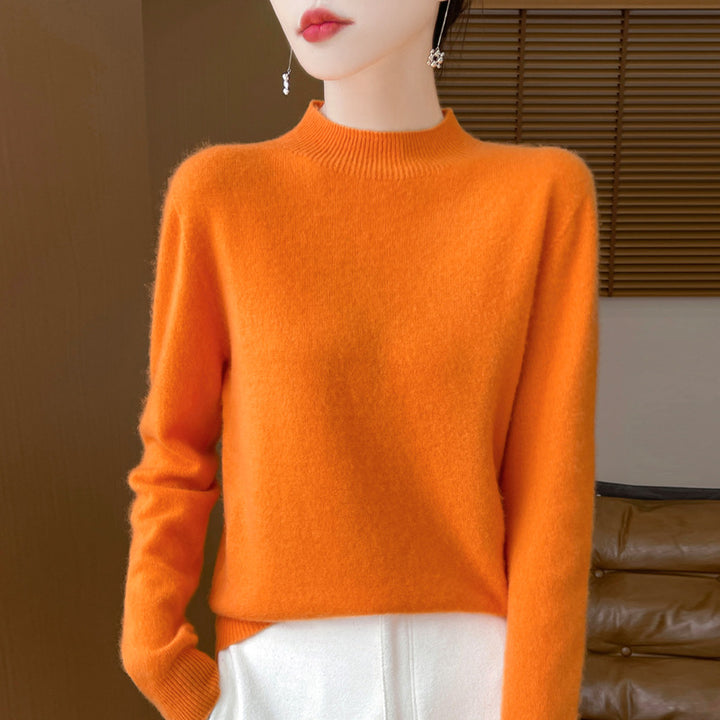 Women's wool sweater, seamless, 100% wool