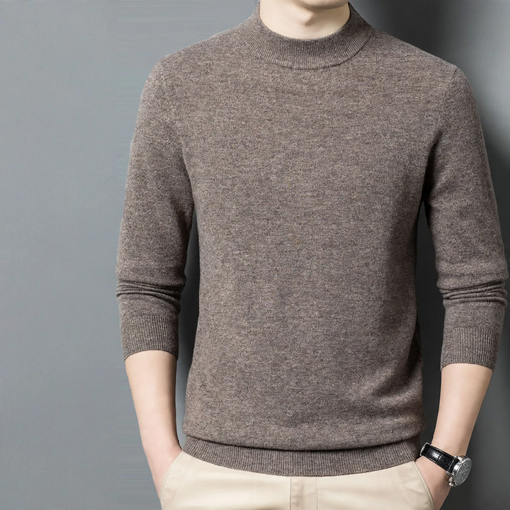 Men's Wool Sweater, Crew Neck, Thick, Plus Sizes