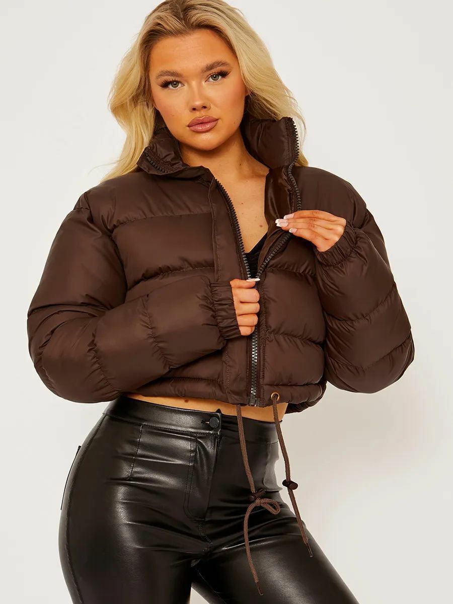 Padded women's quilted jacket in oversized look