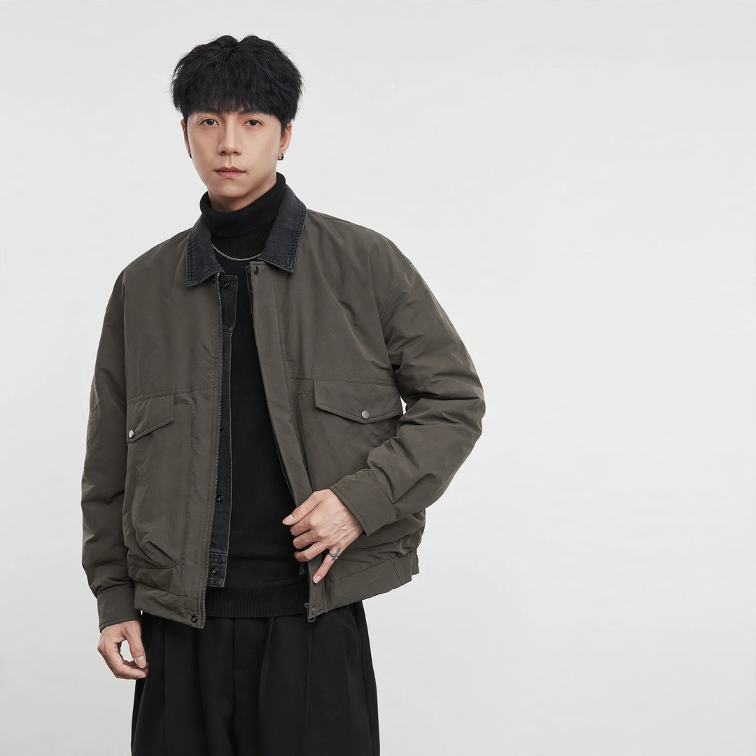 Men's down jacket, urban style, durable