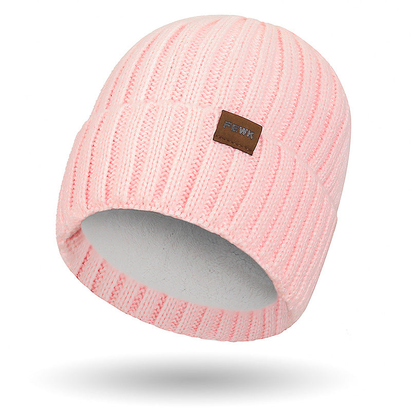 Winter Set: Knitted beanie and scarf, lined, warming